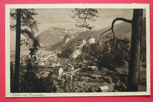 AK Kufstein / 1920-1930 / echt Kupfer Tiefdruck / mit Kaisergebirge / Ortsansicht / Tirol
